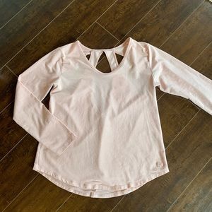 Under Armor Long Sleeve Top with Back Cut Outs